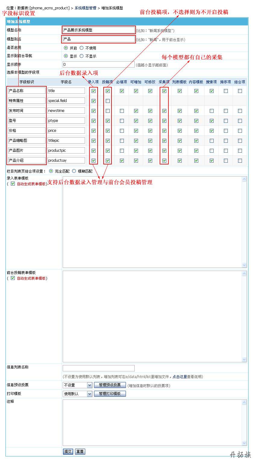 帝国CMS制作产品展示系统案例 第10张